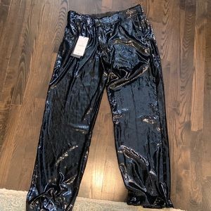 Zara sparkle black pant. NWT